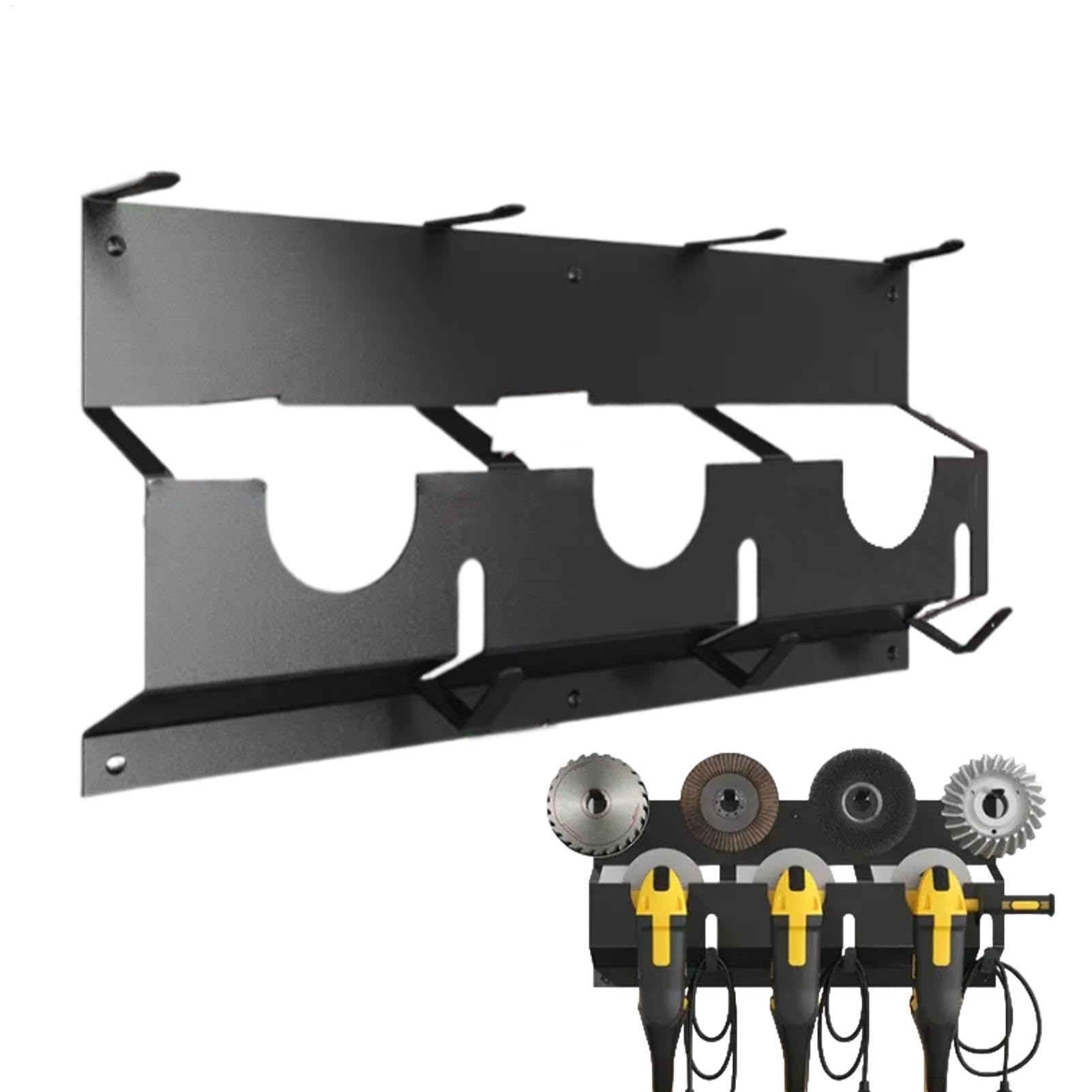 Support meuleuse d'angle mural fixe rangement atelier garage