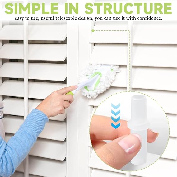 Healeved Universal Shutter Pin 60Pcs Plastic Louvers Replacement Pins Spring Loaded Mechanism for Window Repairs