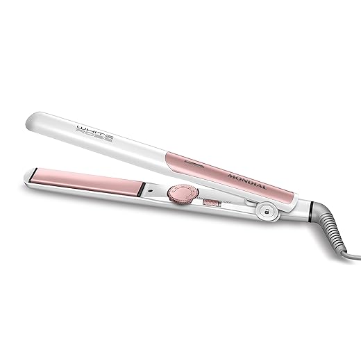 Prancha Alisadora, Mondial, Branco/Rose Gold, 45W, Bivolt - P-50