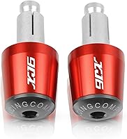 Vista 23 de Motocicleta para Y&AMAHA XJ6 XJ 6 Diversion 2009 2010 2011 2012 2013 Accesorios de motocicleta 7/8 "0.866 in manillar mano Grips mango barra Naranja