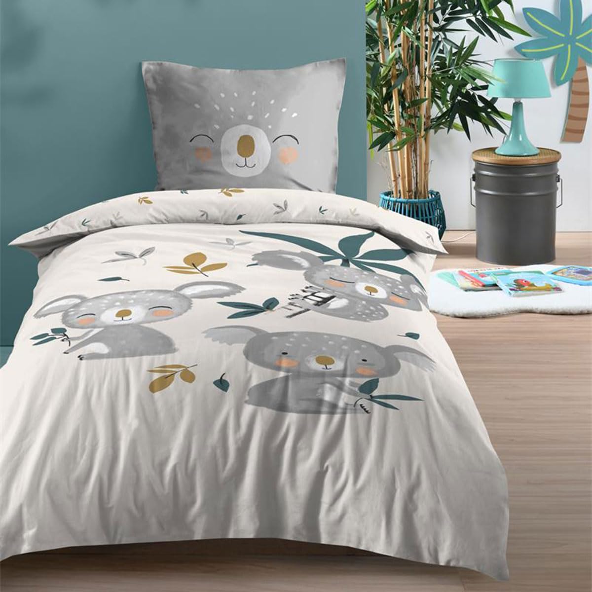 Parure de lit enfant Koalinou 140 x 200 cm contre les nuits agitées