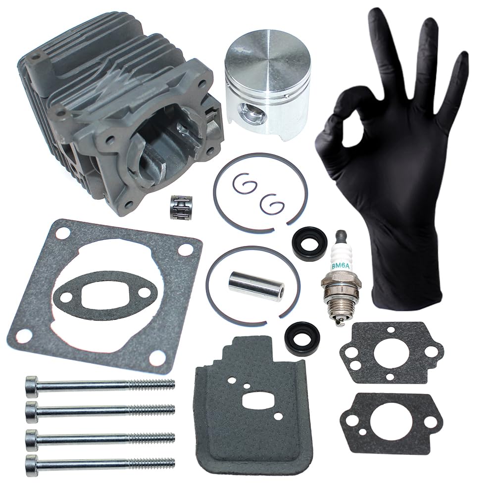 ICOOYO Cylinder Piston Kit for Stihl FC55 FC55DZ FC55Z FS38 FS45 FS55 FS HL45 HS45 KM55 MM55 SH55 SH85,4144 020 1200 - Image 6