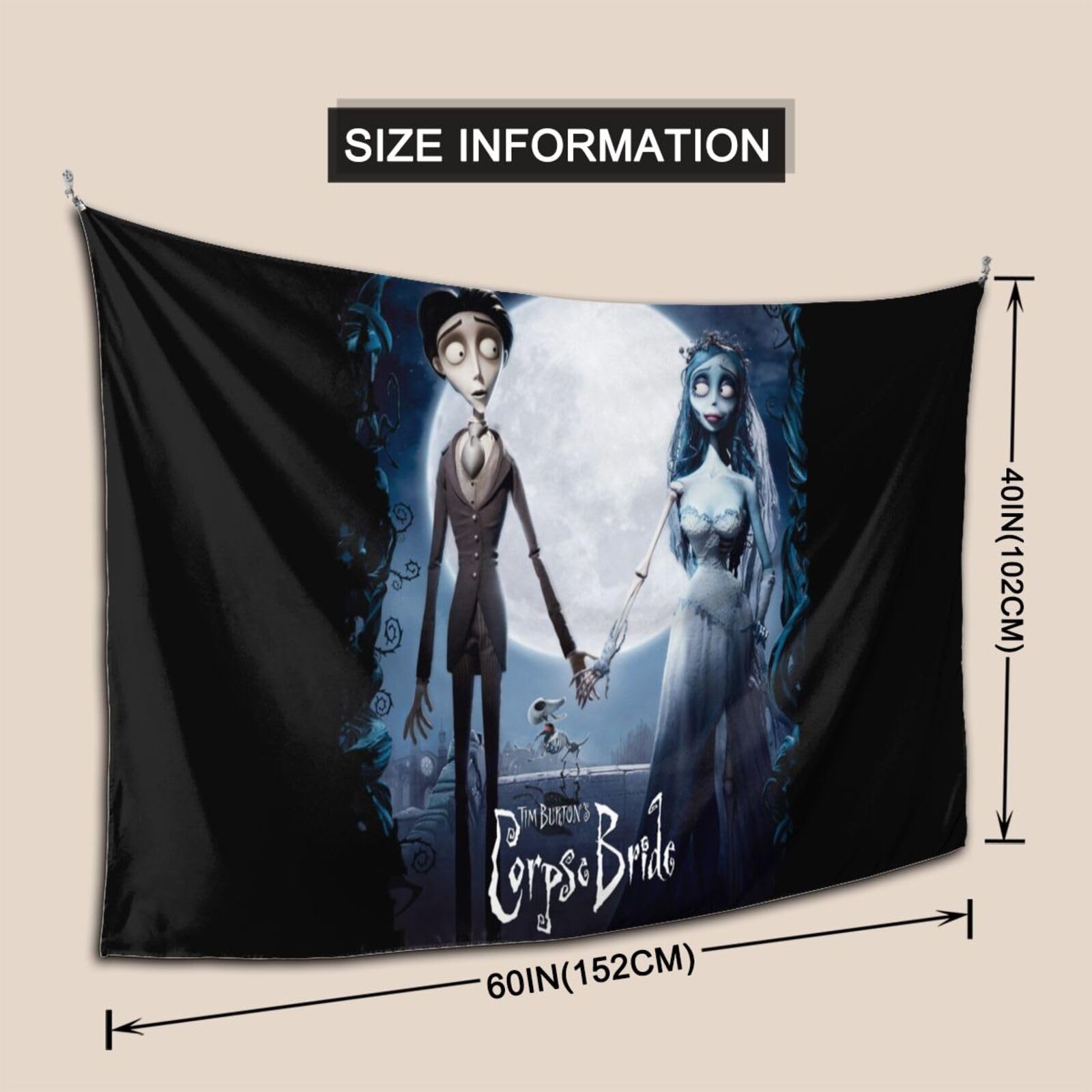 Amazon.co.jp: タペストリー 壁掛け おしゃれ Corpse Bride ティム