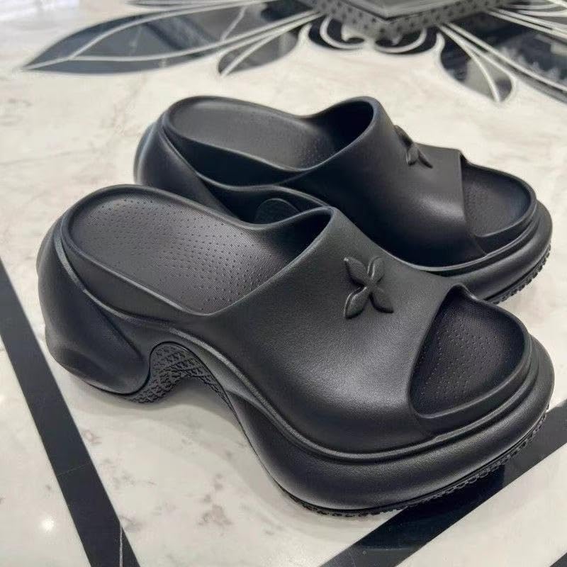 Women's thick-soled slippers, eva material open-toe sandals, home and outdoor beach2