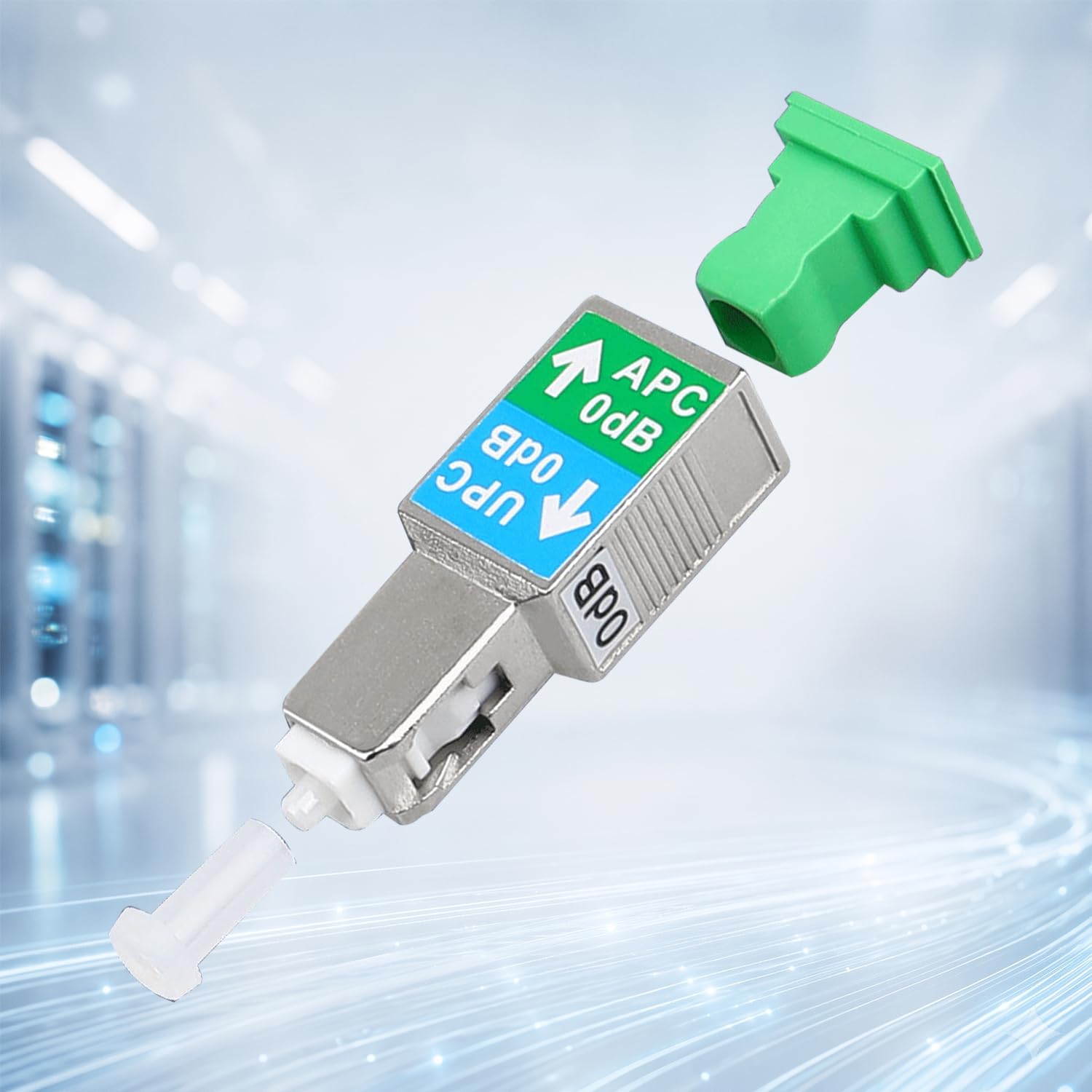 Lot de 10 adaptateurs fibre optique monomode SC/UPC mâle vers SC/APC