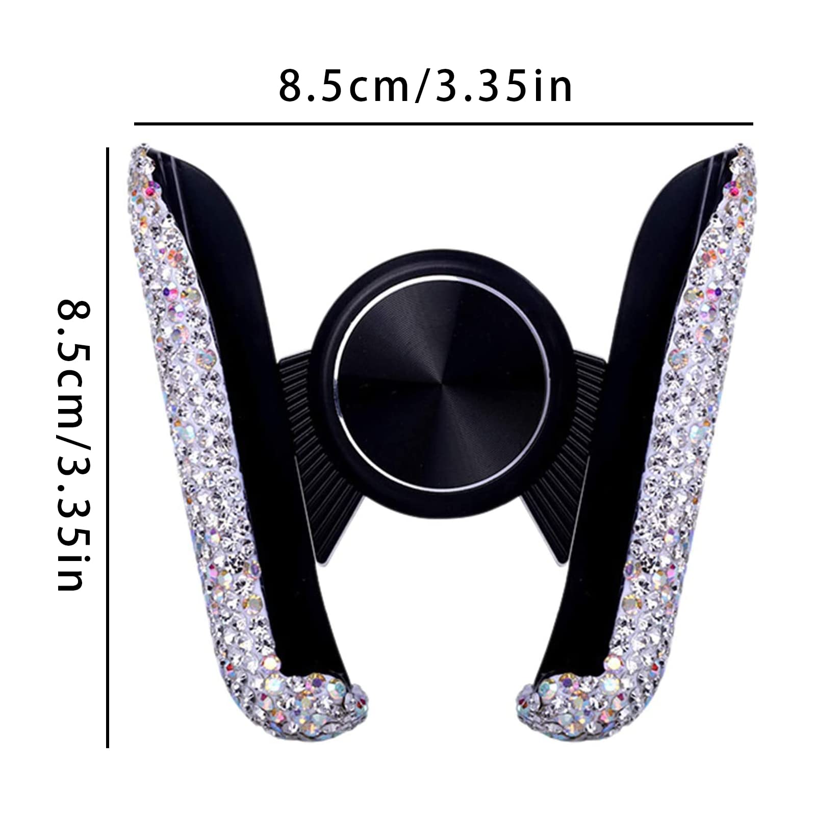 Supporto Telefono Auto Regolabile Con Brillantini Rosa - Perfetto Per Ragazze E Donne - Foto 5