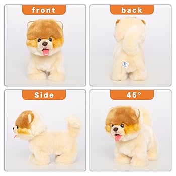 オオイケ　犬　ポメラニアン　ぬいぐるみ Amazon.co.jp: Yavoluy 犬 ポメラニアン ぬいぐるみ ふわふわ