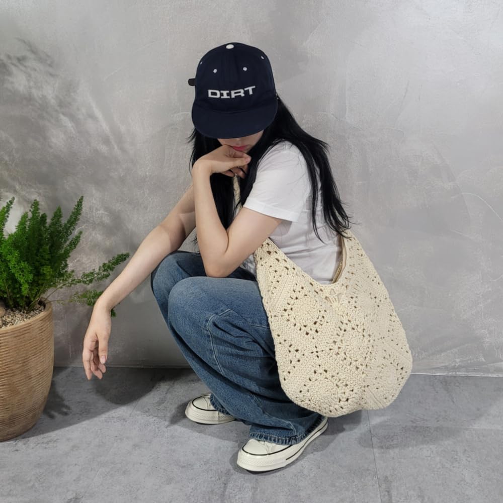 Canvas Tote Bag for Women, Large Capacity Reusable Shoulder Bag with Inner Lining & Buckle Closure, Shopping Work Daily Tote (Beige) - Image 2