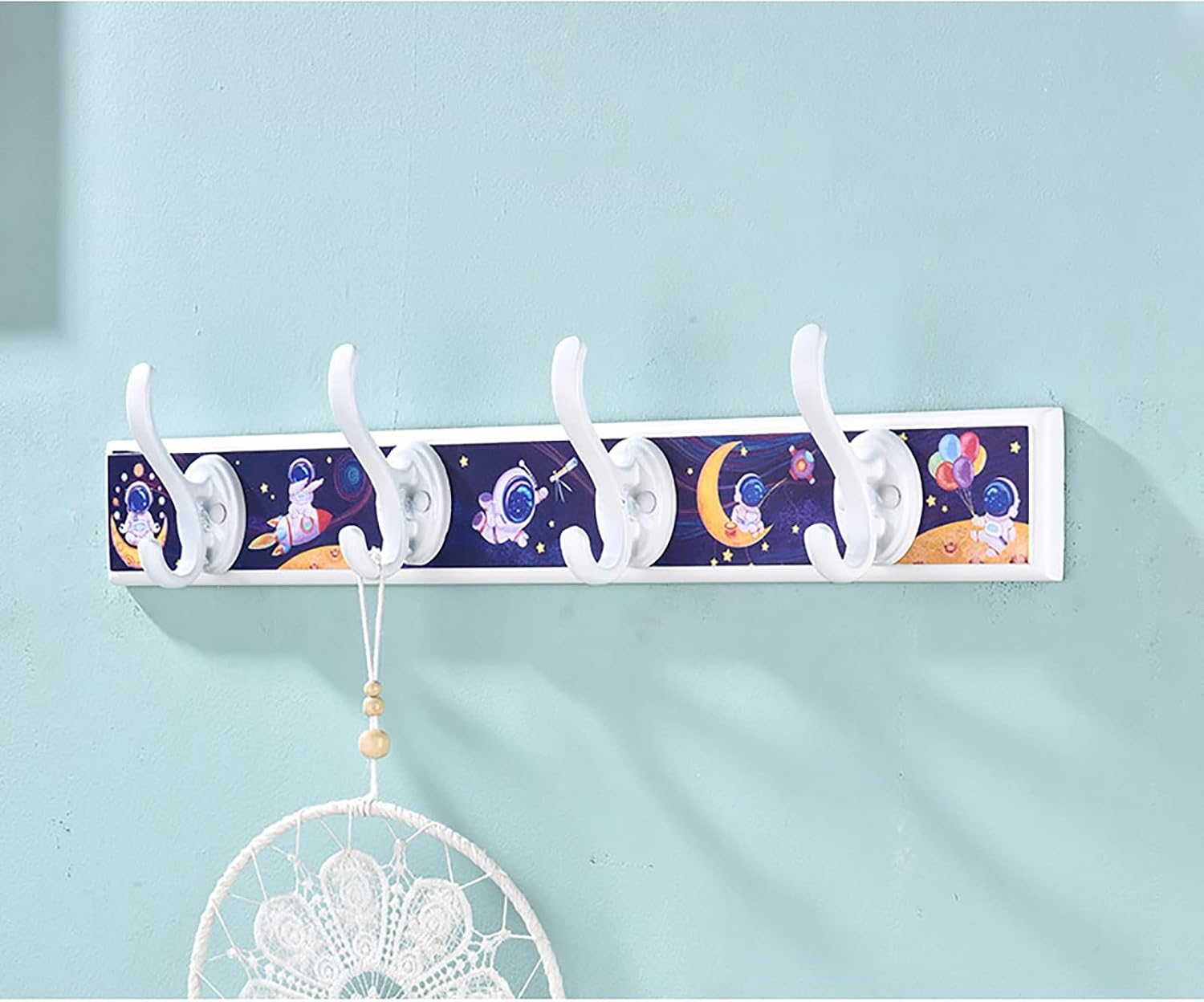 Coat Rack/Children' s Room Hook/Clothes Hook Behind The Door/Wardrobe Towel Door Shoe Cabinet Personality Creative Coat Hook (Color : C Size : 68cm) (B 55cm)