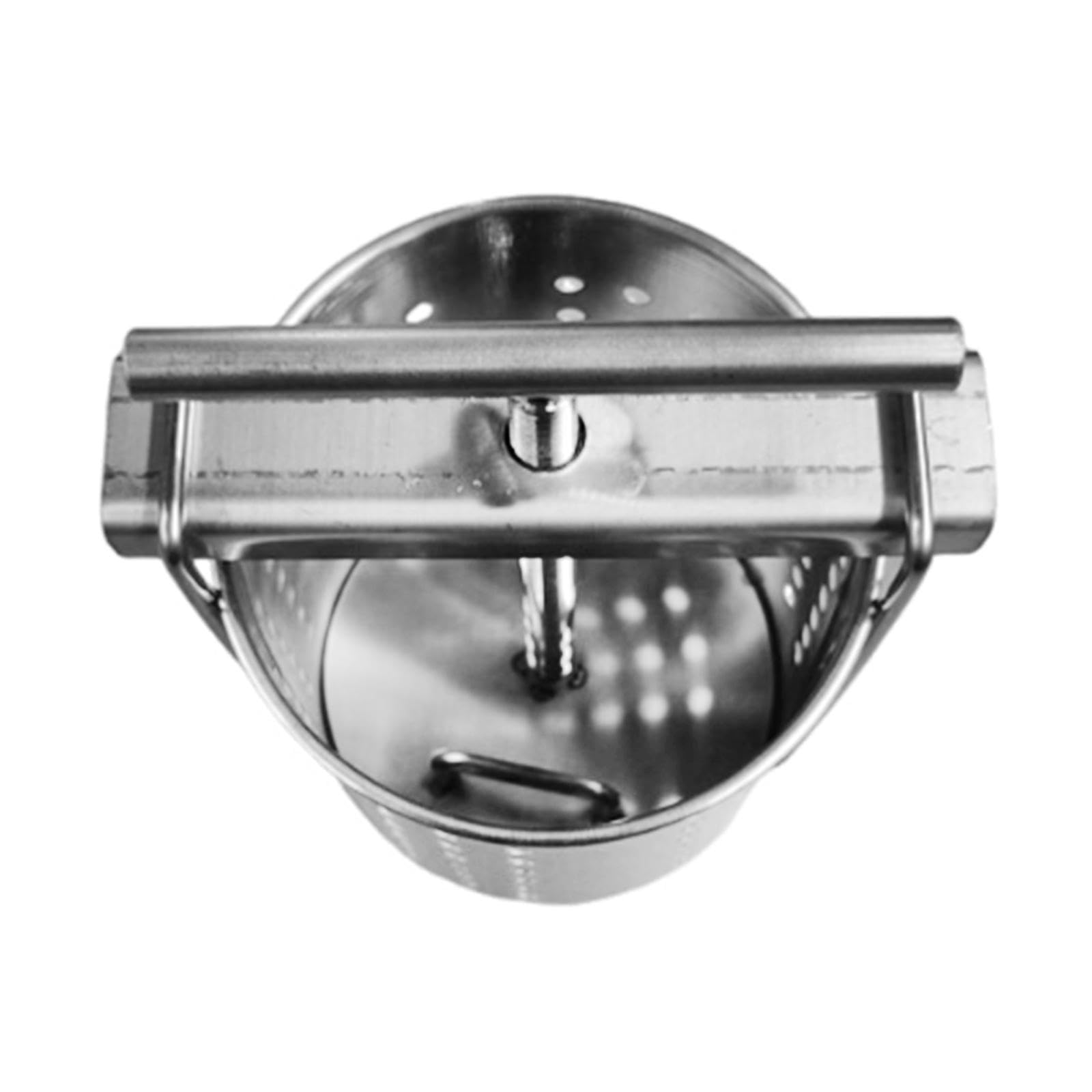Gralara Presse à Miel Manuelle avec Poignée, Extracteur Multifonction Jus/Fromage/Cidre en Acier Inoxydable 304, Appareil de Pressage pour Cuisine et Maison, 20 Cmx13 Cm
