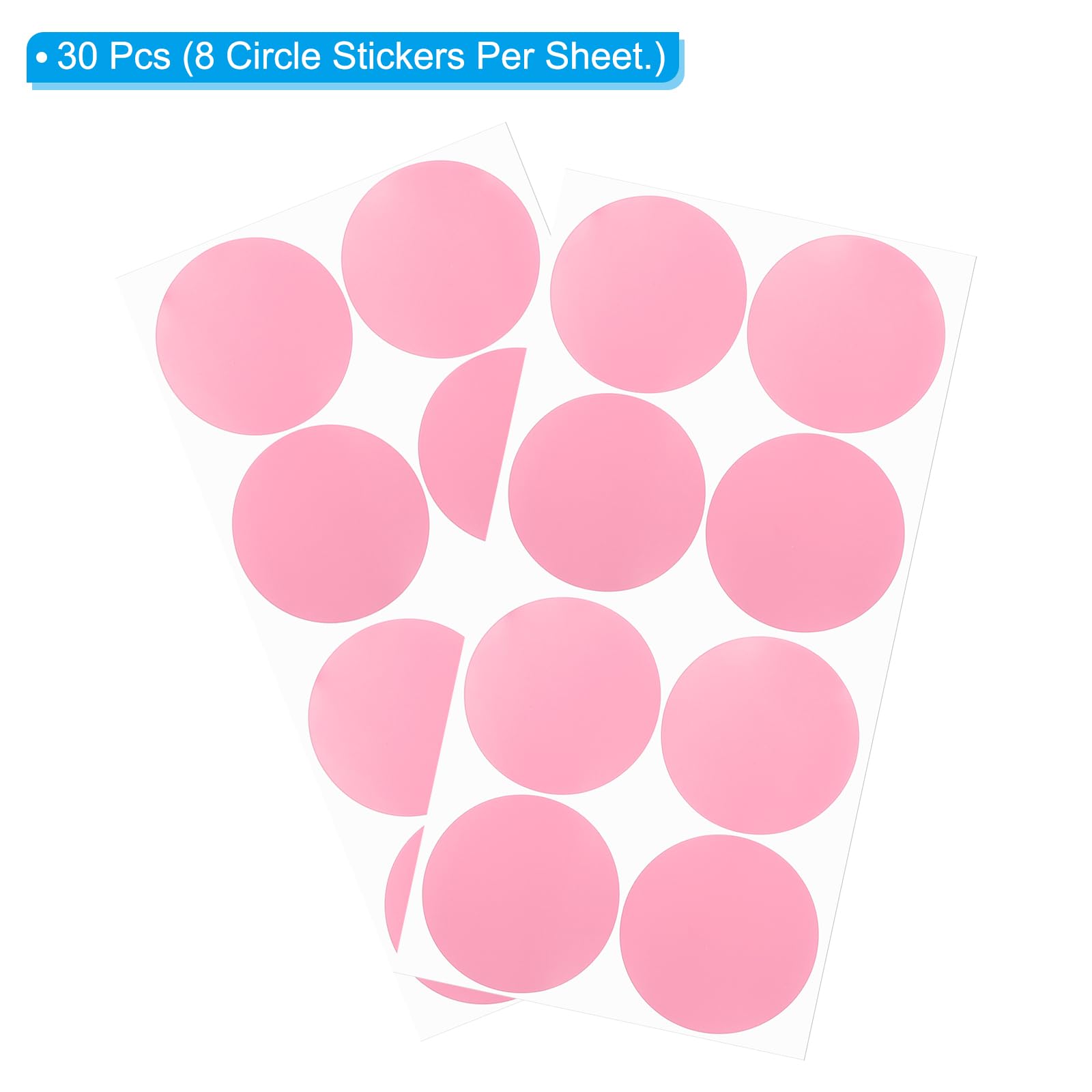 PATIKIL Round Colored Stickers 2" - Image 3