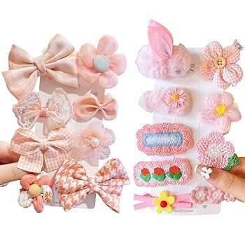 Amazon.co.jp: GOCROWEEN ヘアクリップ 子供 ヘアピン 女の子 17