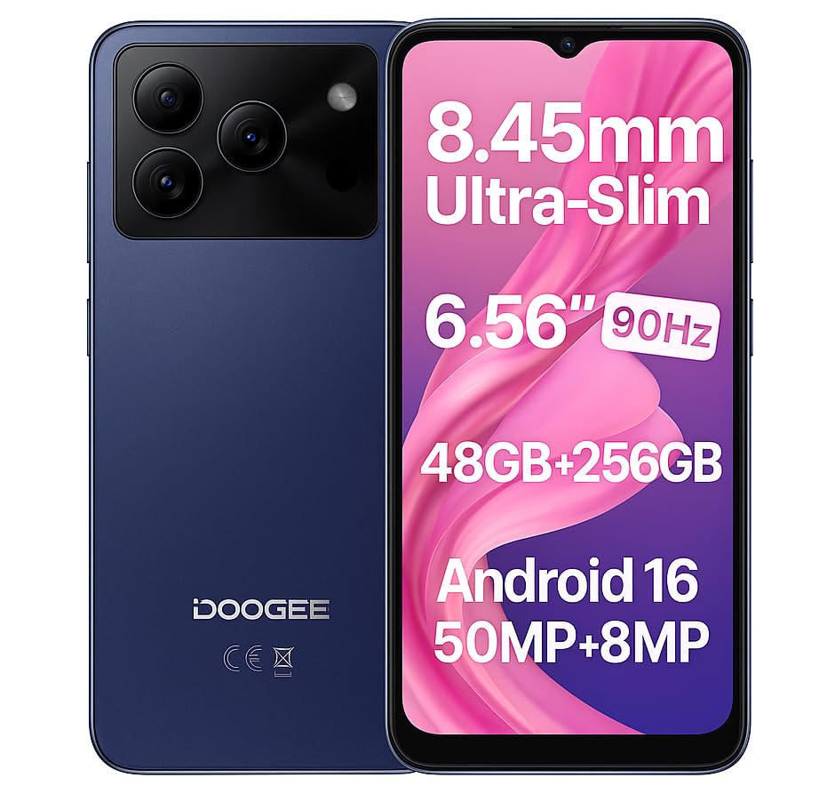 DOOGEE NOTE 56 PLUS Android 16 Phone, Elegant and Linear Design