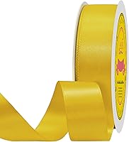 Vista 10 de Cinta de satén plateada de doble cara de 1-1/2 pulgadas x 50 yardas, cinta plateada de poliéster para envolver regalos, muy adecuada para bodas