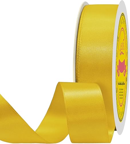 Miniatura 28 de Cinta de satén verde esmeralda de doble cara de 1-1/2 pulgadas x 50 yardas, cinta de poliéster verde esmeralda para envolver regalos, muy adecuada