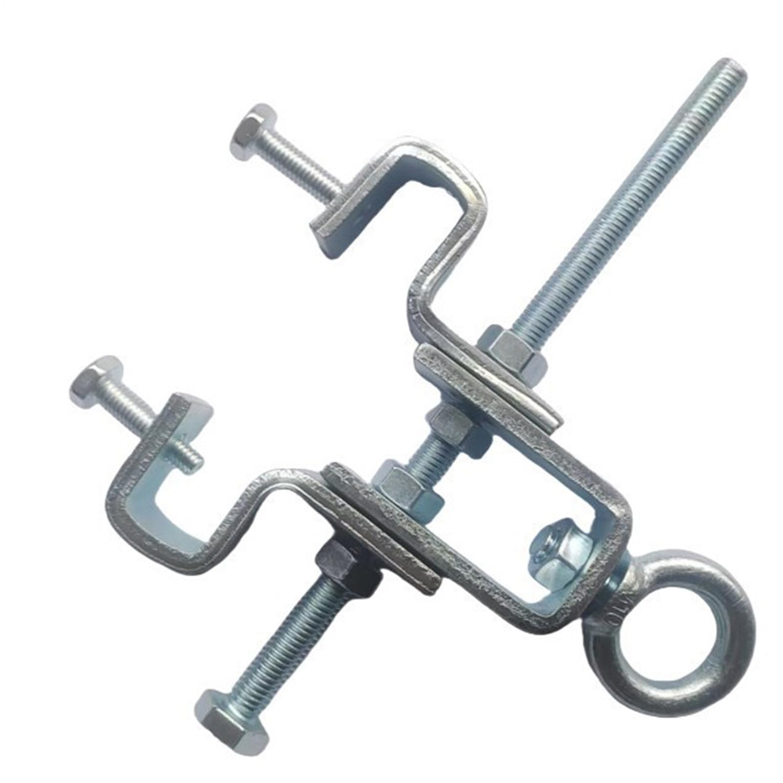 I Beam Clamps Heavy Duty, Steel Ceiling Mount Bracket, 0,79 pulgadas Secure Boxing Bag Hanger, Industrial-Grade Punching Hook, Anti-Slip Grip System for Marcial Arts Training Garage