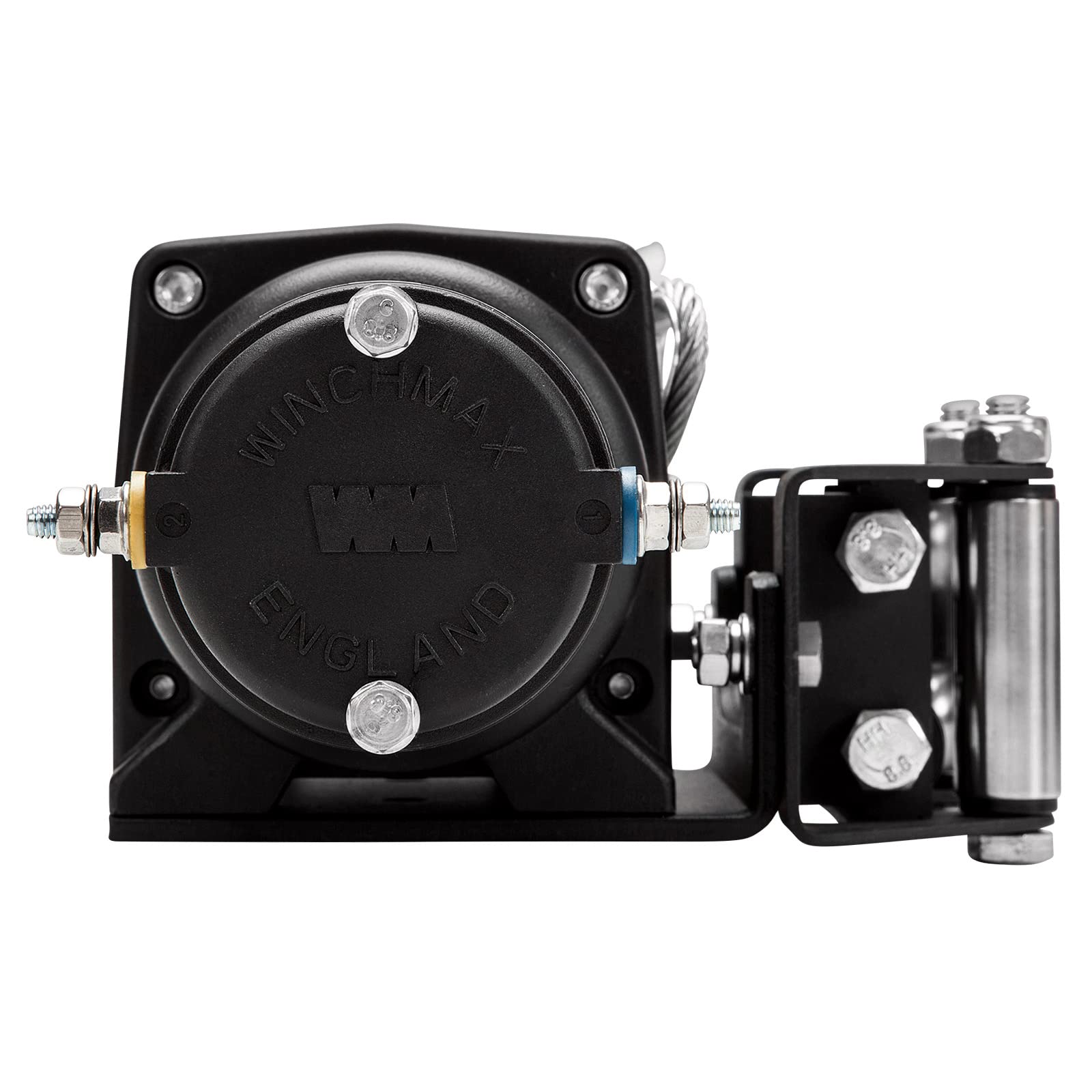 Winchmax 3.000 Libras (1.361 kg) Cabrestante eléctrico de 24V de Grado Militar. Marina. Remolque de Barco. Mando a Distancia inalámbrico Doble.