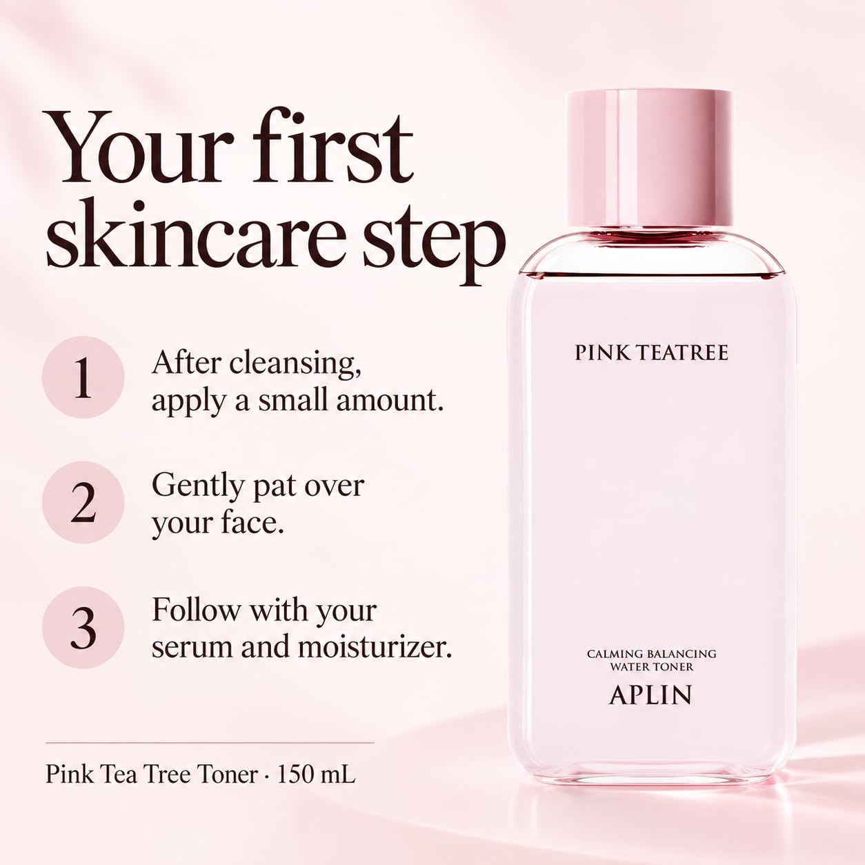 Amazon | 【公式】APLIN (アプリン) ピンクティーツリートナー 150ml