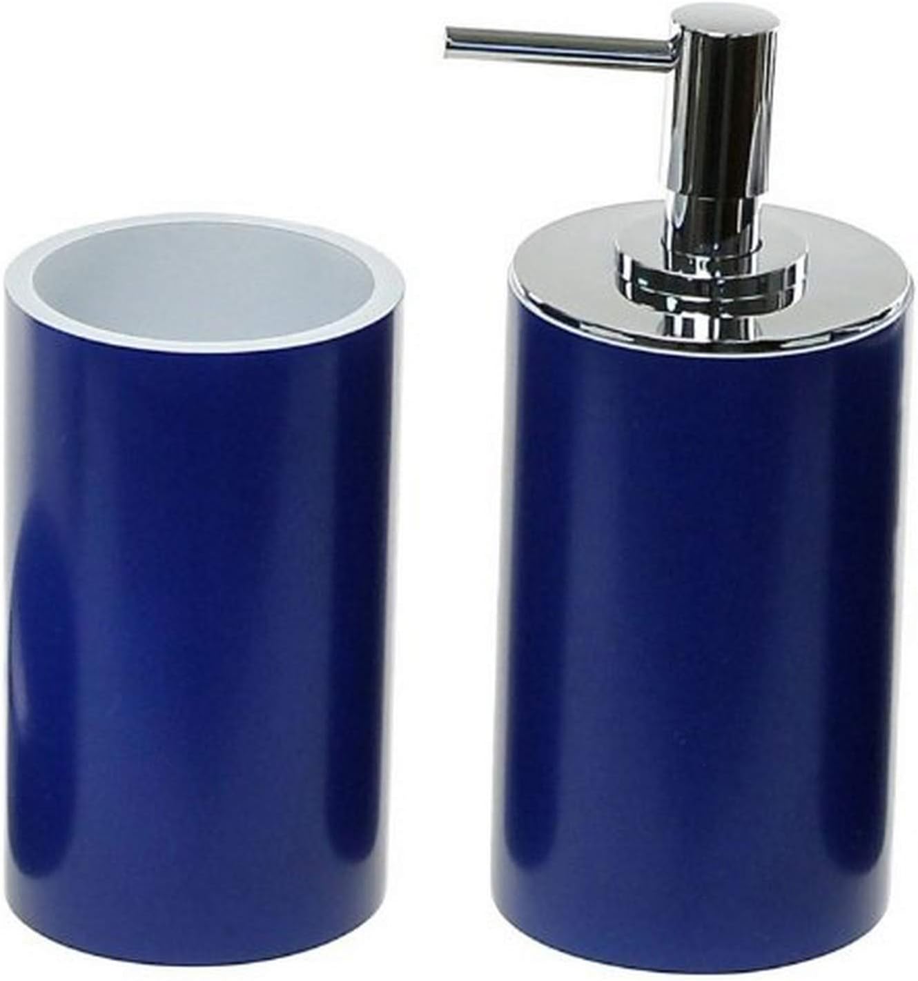 Gedy YU580-79 Yucca Stylish Bathroom Accessory Set, Lilac