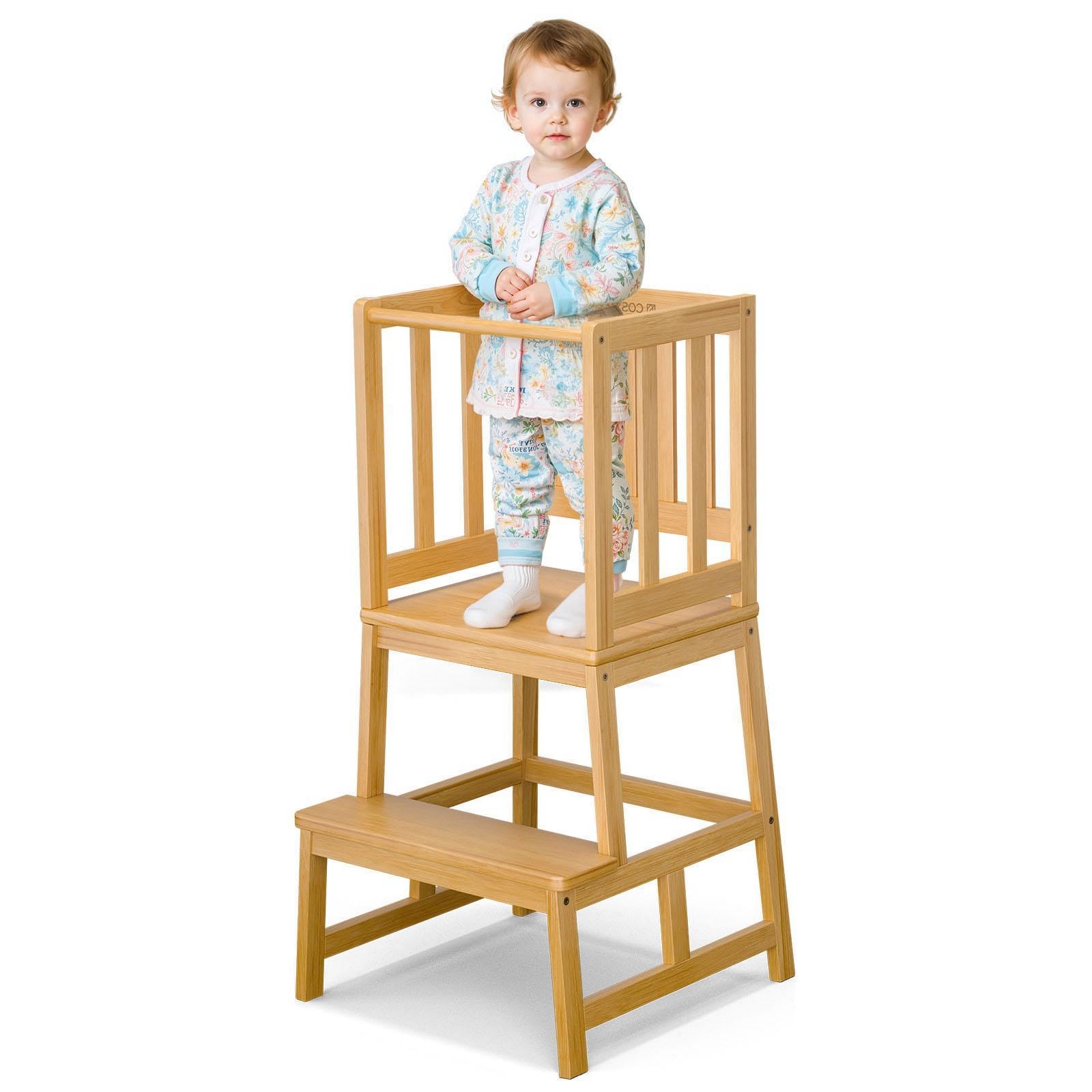 COSYLAND Learning Tower Montessori Tour d'Observation Enfant Naturel 18 Mois