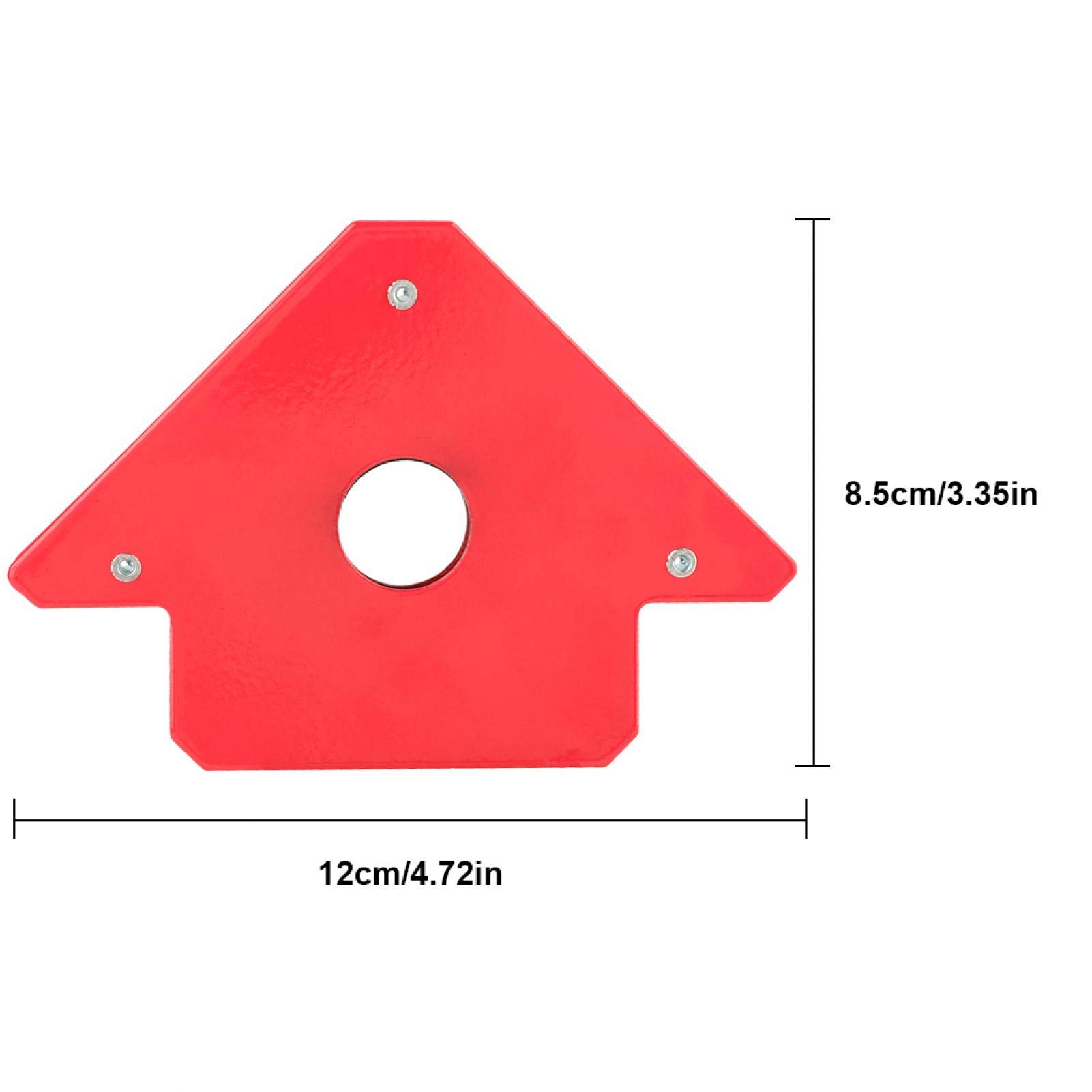 6 Stück Schweißmagnete – 11,3 Kg Haftkraft, Für 45°/90°/135° Winkel, Perfekt Für Metallarbeiten