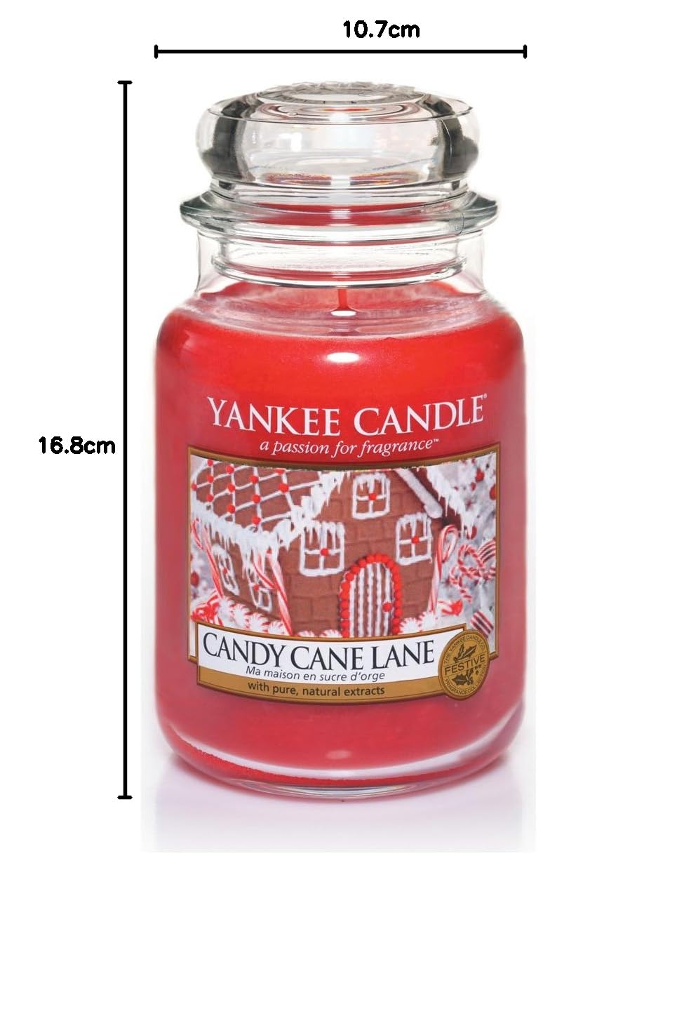 Yankee Candle Candy Cane Lane - Big Jar