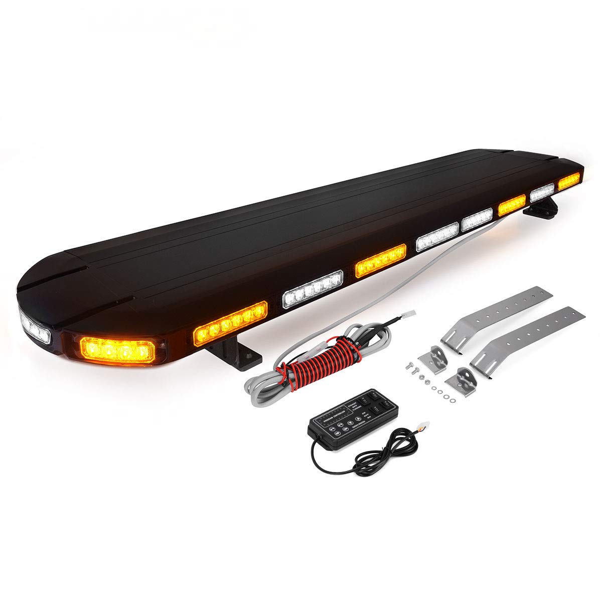 Buy YITAMOTOR Strobe Light Bar 48 inch Amber White 120 LED Emergency