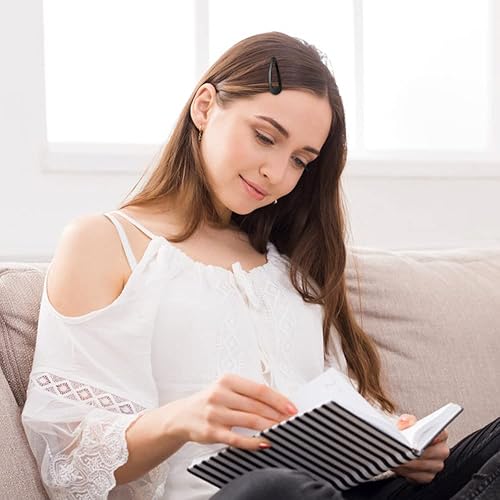 Miniatura 7 de 25 pinzas de pelo grandes de 28 pulgadas a presión de 28 pulgadas pinzas de metal antideslizantes para el cabello accesorios de peluquería negro