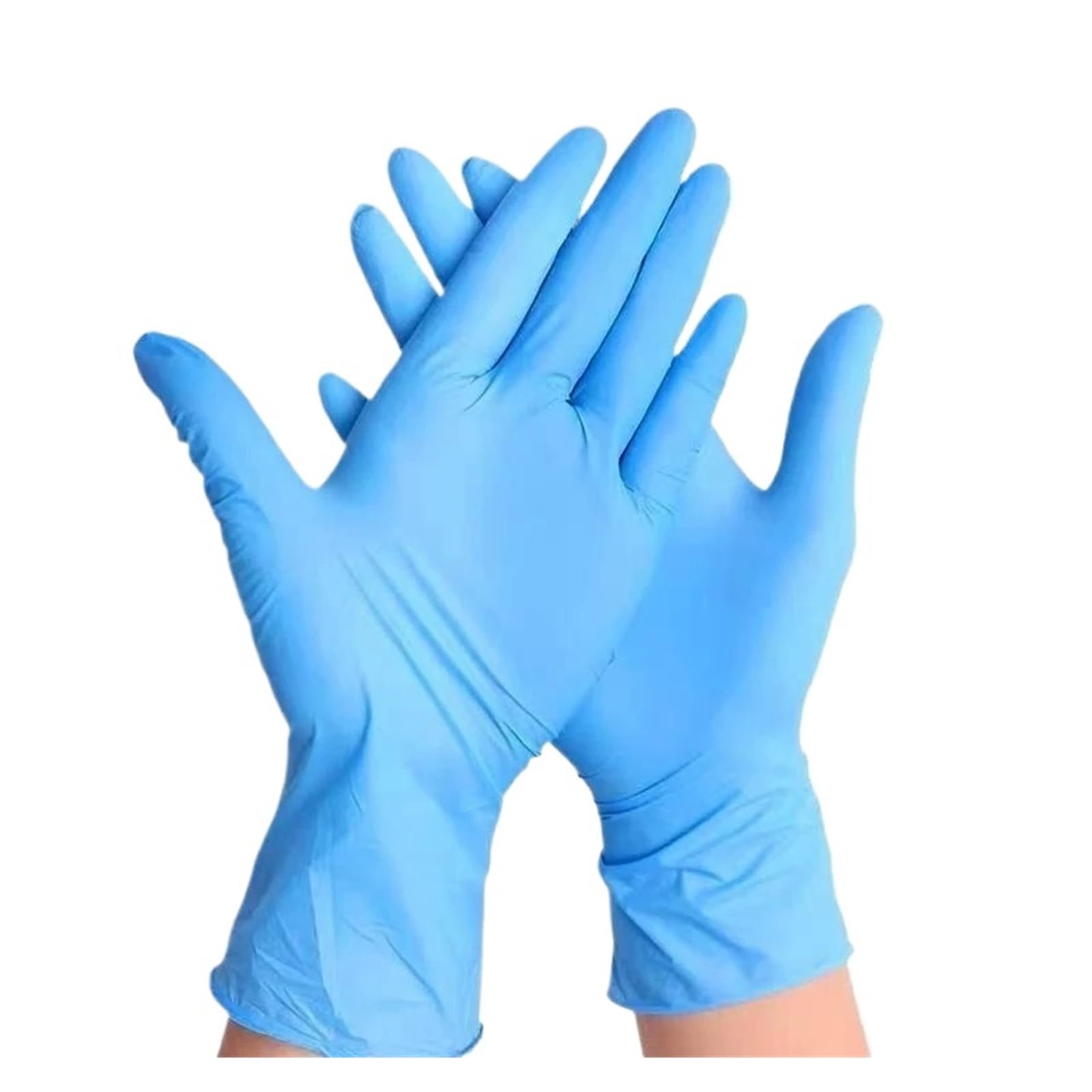 Guantes De Nitrilo Azules Desechables for Peluquería, Lavavajillas Doméstico, Herramienta Tatuaje for Limpieza Mascotas, 20/50/100 Uds(100PCS,XL)