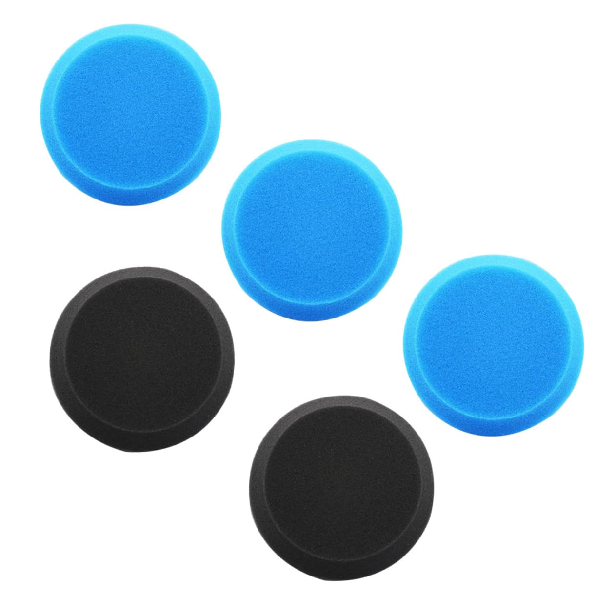 ARTIBETTER 1set Portable Wax Applicator Sponges Multi Function Cleaning Polishing Pads for Cars Machines and Art Projects Durable High Absorption Easy to Clean Sponges 5pcs