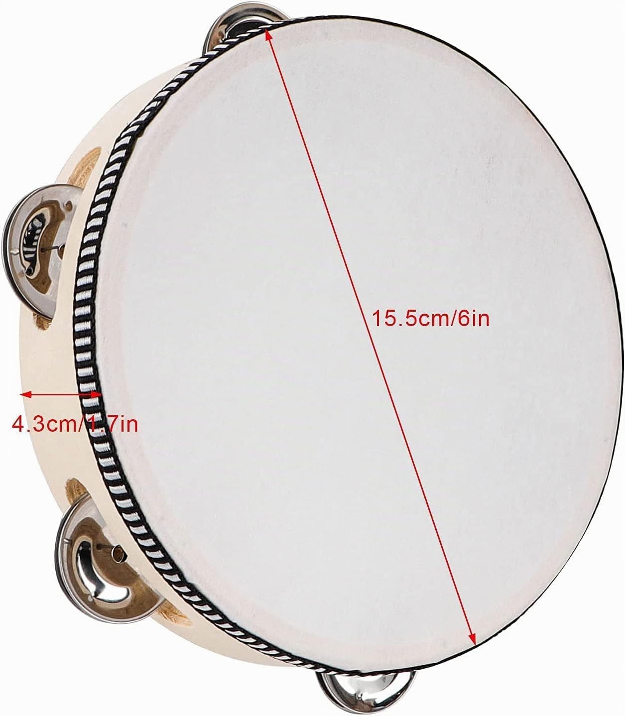 Lot de 10 tambourins musicaux, tambourin, tambourin, tambourin, tambourin, tambour à main, tambourin, tambourin, tambourin, tambourin, tambourin, tambourin, tambourin, tambour, percussion