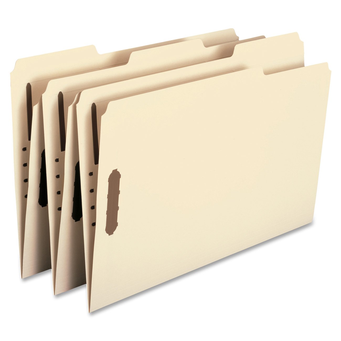 Smead Fastener File Folder, 2 Fasteners, Reinforced 1/3- Cut Tab, Legal Size, Manila, 50 Per Box (19537)