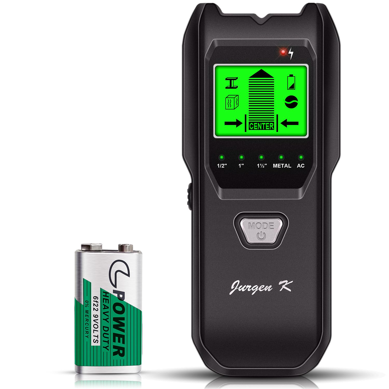Jurgen K Stud Finder - 5-in-1 Wall Scanner -10