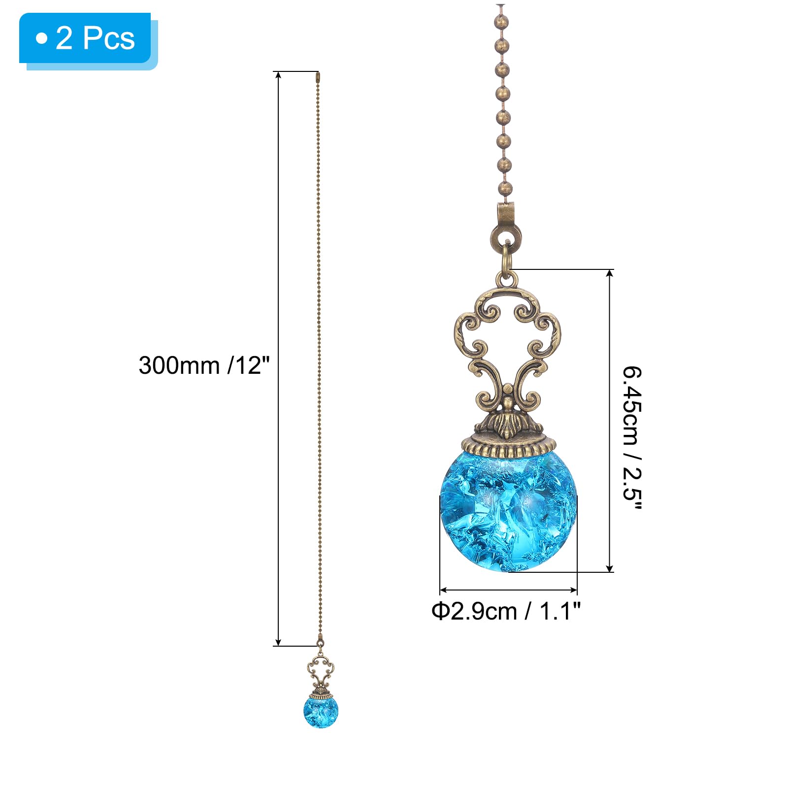 PATIKIL Ceiling Fan Pull Chain - Image 2