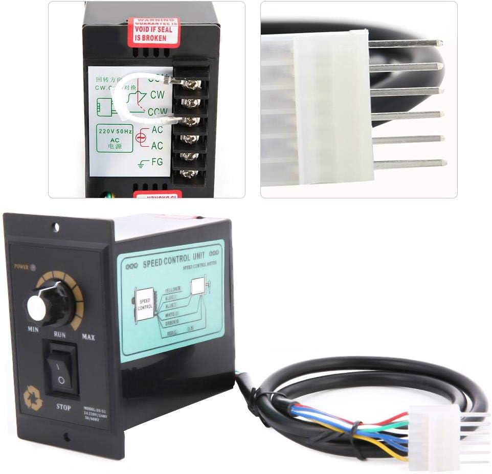 AC 220V 50/60Hz Motor Speed Controller 300W Electric Motor Speed Regulator US-52 AC Motor Speed Controller Motor Governor