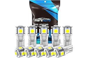 10-Pack 194 LED Bulbs: Enhance Your Prius with 6000K White Illumination