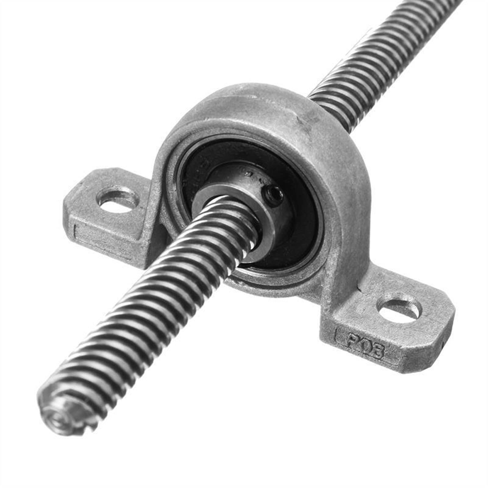 Combinación Industrial, Juego De Guía Lineal De Tornillo T8, for CNC, Tornillo De Acero Inoxidable Y Aluminio(200mm)