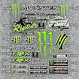 TOUFEIYUAN モンスターエナジーステッカー 1枚 モンスターステッカー オートバイステッカー オートバイ ヘルメット 車 スクーター ノートパソコン モトクロスステッカー (A)
