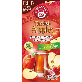 Japan Green Tea Center Pompador Turkish Apple, 10 P