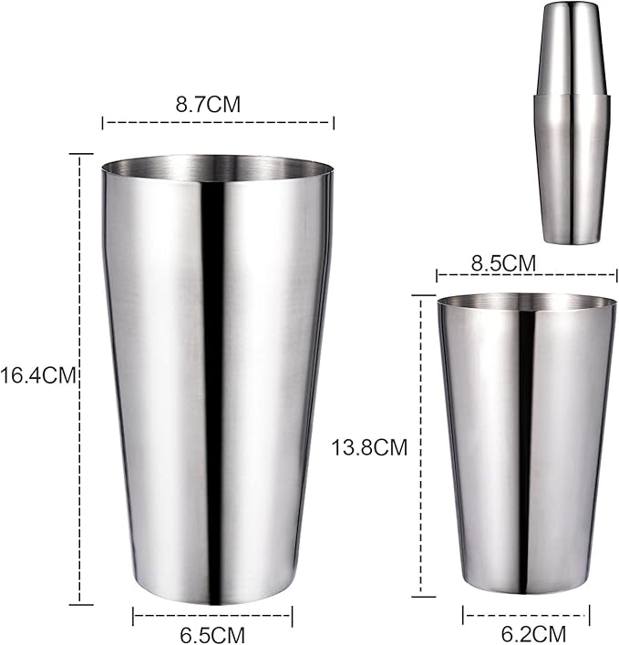 Kit de Bartender Coctelera 11 Piezas con Soporte de Madera miniatura 3