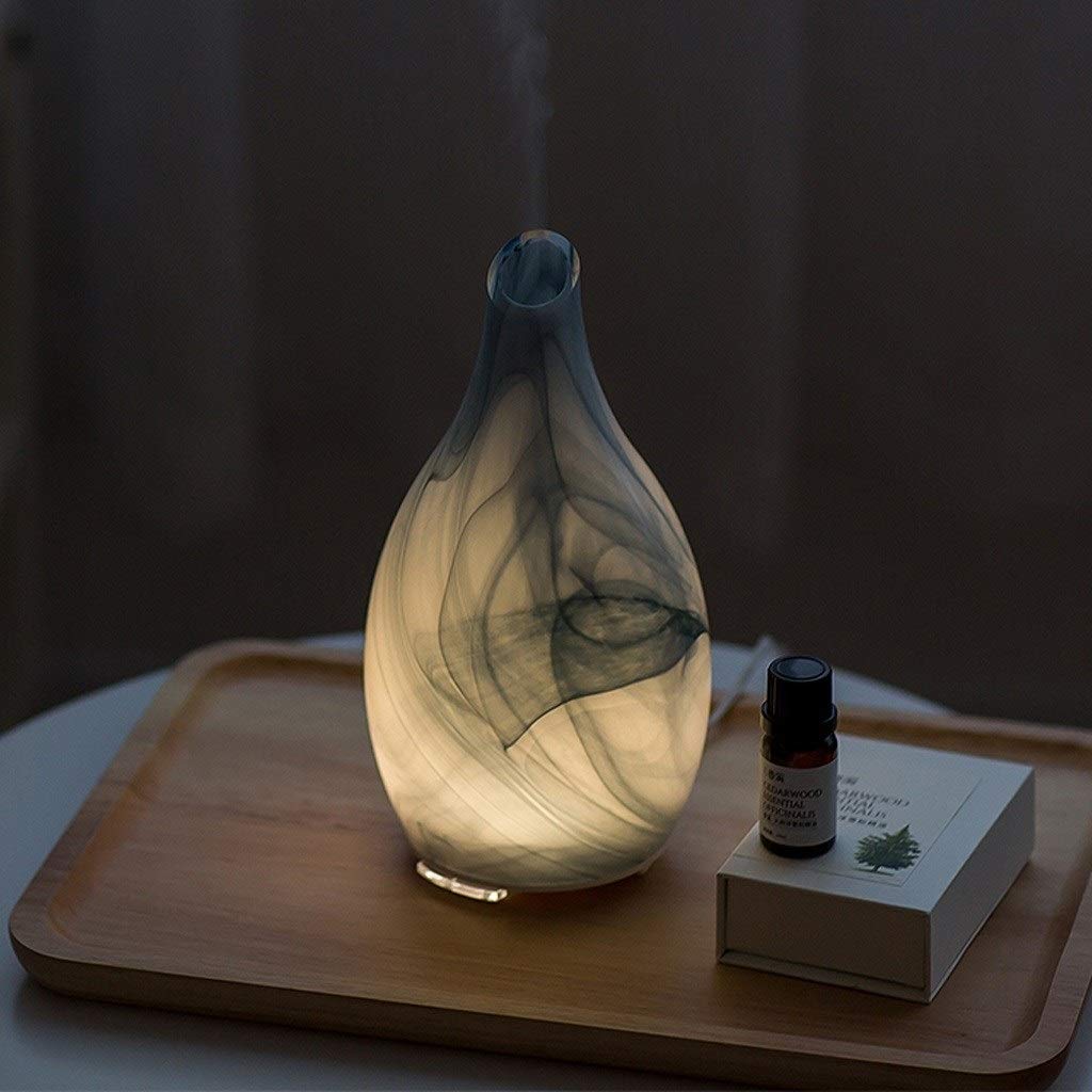 Szkło Aromaterapia Maszyna Domowa Sypialnia Pomoc Sen Nawilżacz Nawilżacz ultradźwiękowy Aroma Spray Aroma Lampa Plug-In Purifier Mini Nawilżacz