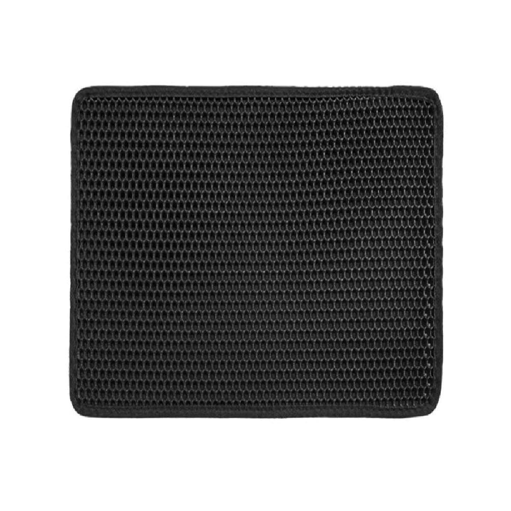 For Cat Litter Mat Litter Trapping Mat Honeycomb Double Layer Design Urine And Water Scatter Control Washable XS-XXL Cat Litter Mat For Floor Scatter Control Litter Trapping Mat Small Large Xl Size To
