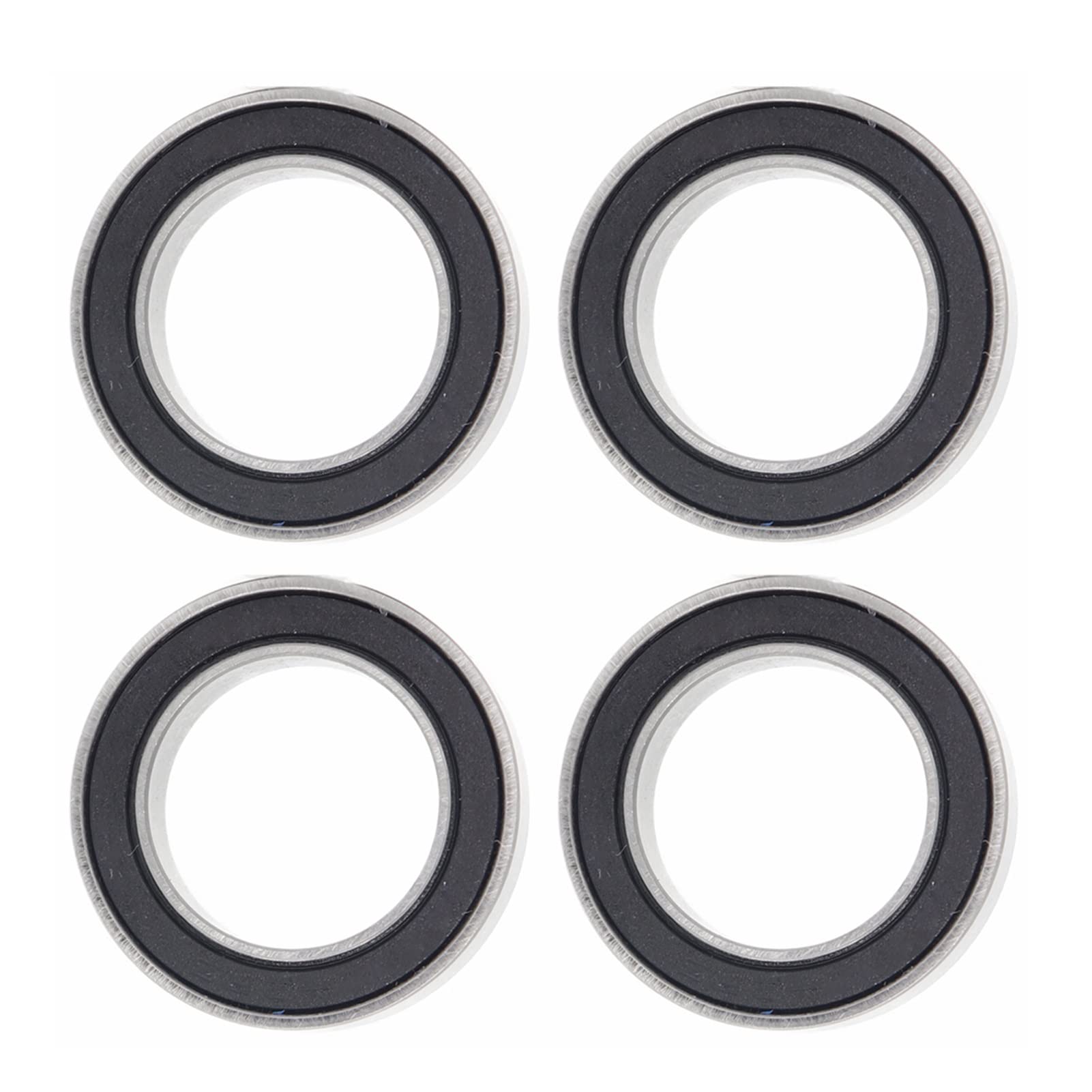 ACTEBUIPSH 4PCS 163210-2RS Ball Bearing 16 * 32 10mm Chrome Steel Double Sealed 6201/16 RS Bicycle Bearings for IRD Bottom Brackets