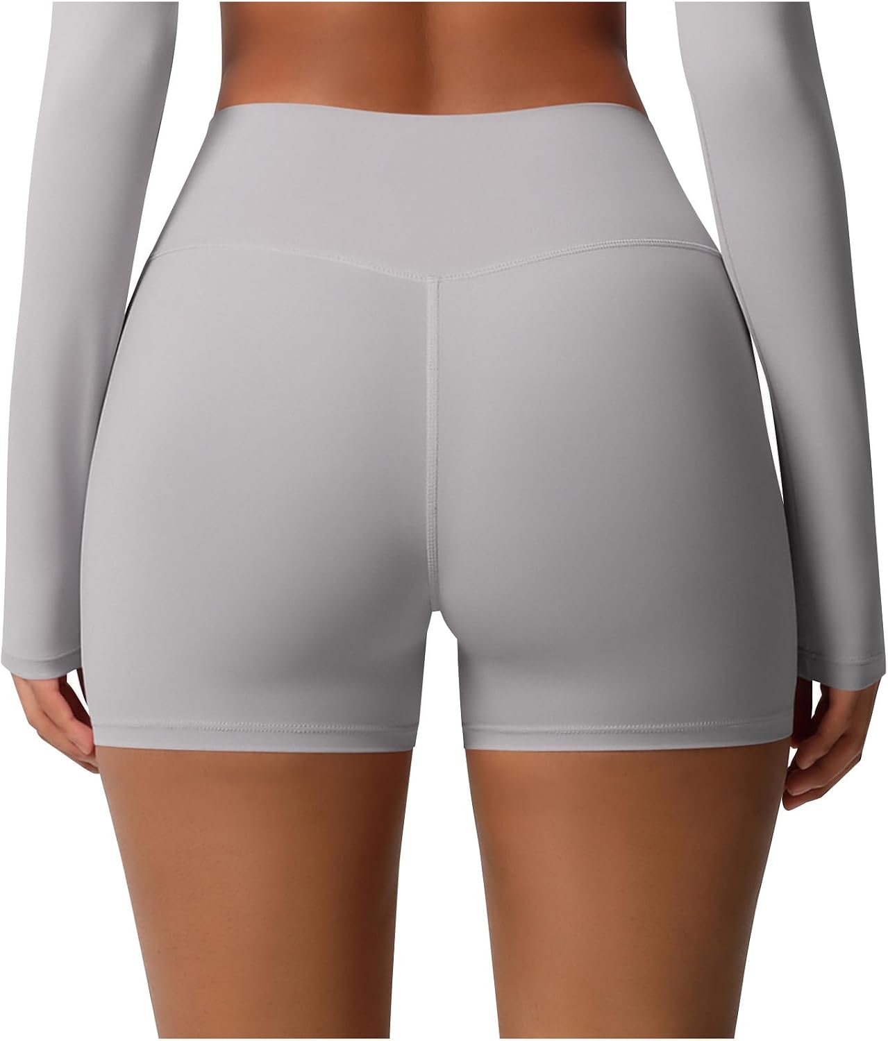Women's 5" High Waist Biker Shorts Workout Yoga Running Gym Spandex Tummy Control Shorts Soft Comfy Stretch Leggings