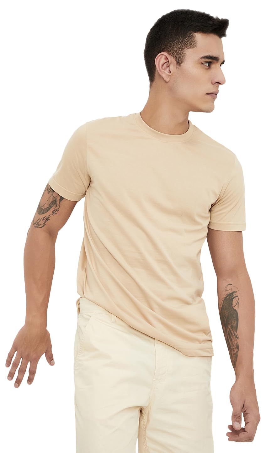 Men Solid T-Shirt - Pack of 3-image-25