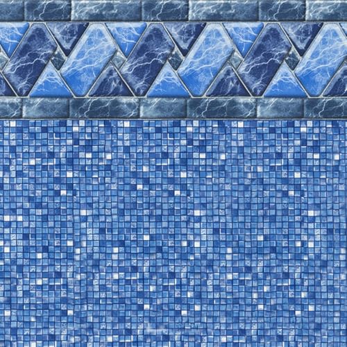 Swimline Unibead Pool Liner for Above Ground Pools StoneHarbor 21 (Round) 52 Inch Wall 25 Gauge