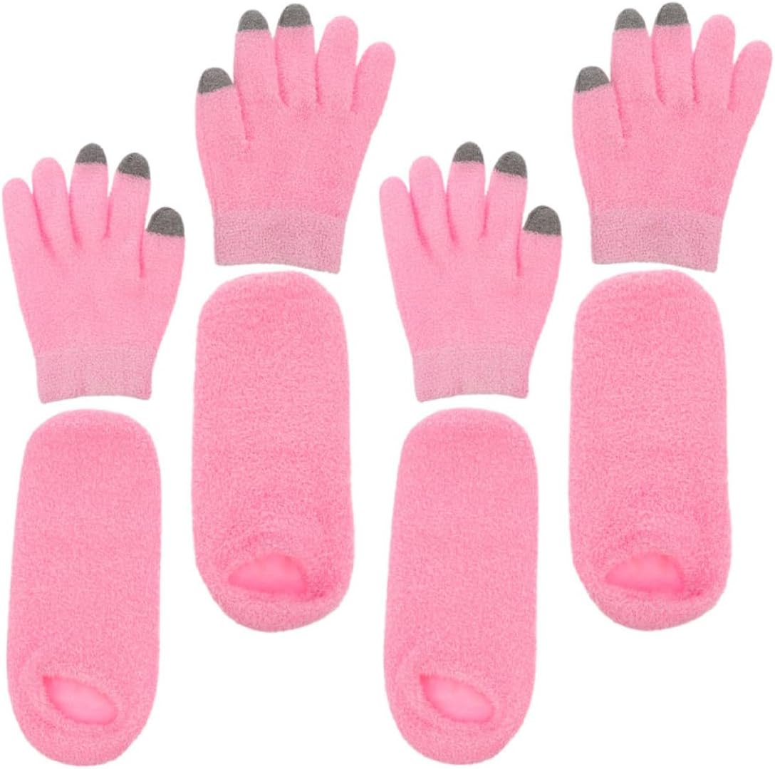 LIFKOME Hand Moisturizing Gloves Socks With Gel Touchscreen Winter Gloves For Women Hydrating And Softening