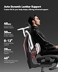 Autofull G7 Gaming Chair - 3-Zone Lumbar, 22-Point Adjustment, Breathable Mesh, Custom Backplate, 720° Armrests, BIFMA Certified Ergonomic, 140° Recline, IGR Certified, Niko Endorsed - Gift for Gamers