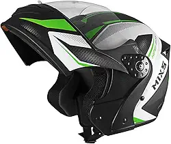 Capacete Escamoteável Mixs Gladiator Neo 62 Verde