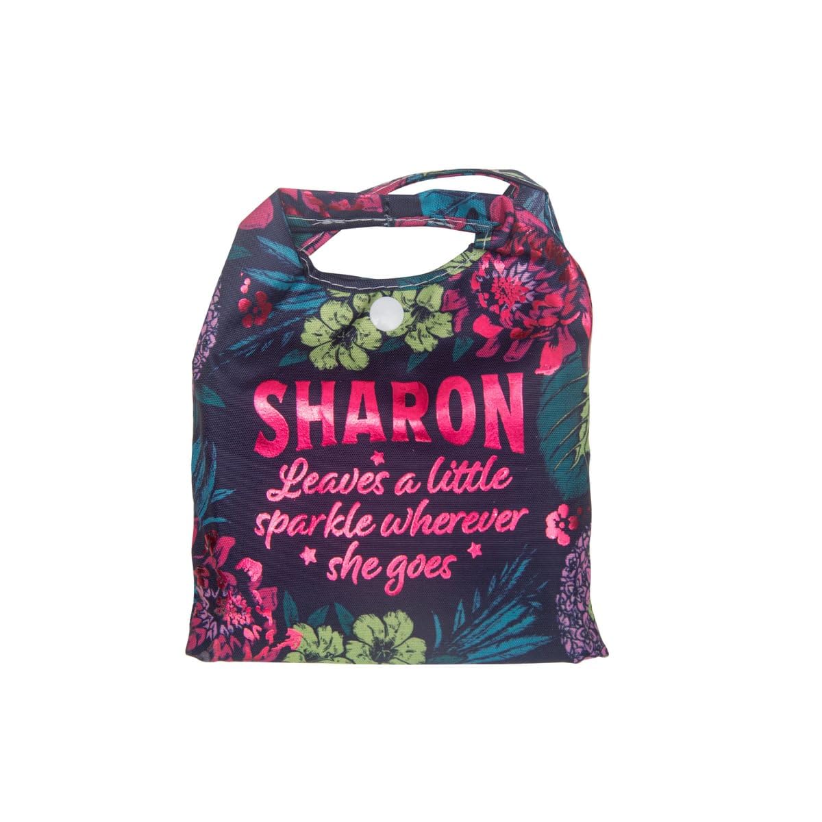 History & Heraldry Personalised Sparkle Shopper Bag (Sharon)